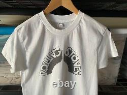 70s Vintage L'étone Rolling T-shirt Hommes Sz S Soft Thin Distressed 1970s