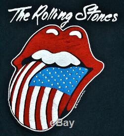 80 Vintage 1981 The Rolling Stones Amérique Du Nord Rocher Concert Tour T-shirt S