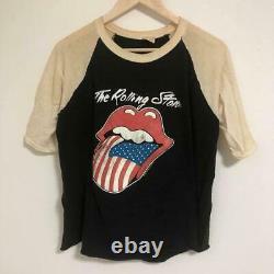 80's Rare Limitée The Rolling Stones Vintage Tour T Shirt Du Japon