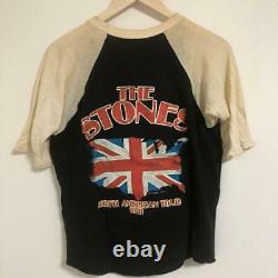 80's Rare Limitée The Rolling Stones Vintage Tour T Shirt Du Japon