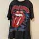 90s Rolling Stones Vintage T-shirt Xl Noir Longueur 28.0 Largeur Du Corps 22,8