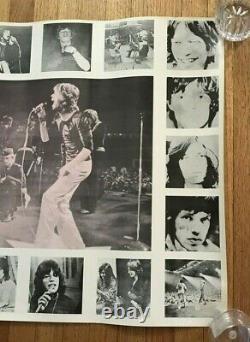 Années 1960 Rare Rolling Stones Vintage Concert Collage Poster 35 X 23.5