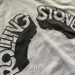 Années 1970 Vintage The Rolling Stones T-shirt Homme Xs S 70s Mick Jagger 80s Tongue