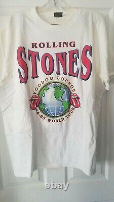 Authentic Vintage Rolling Stones Voodoo Lounge T-shirt Pontiac Silverdôme Show