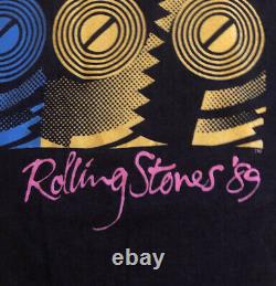 Authentic Vintage The Rolling Stones Concert Tshirt 1989 North American Tour Med