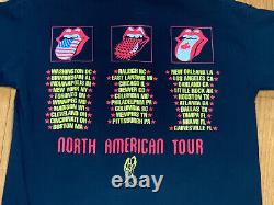 Brockum Voodoo Rolling Stones 94 / 95 Stones Shirt Black L North American Tour