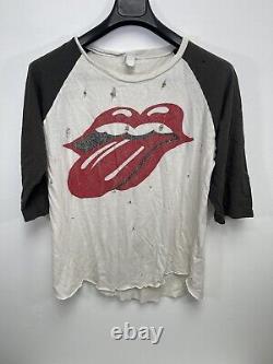 Chemise Rolling Stones Vintage avec la langue, taille L