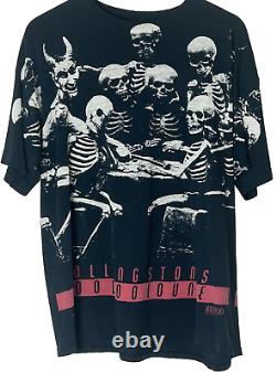 Chemise Vintage à manches courtes à col rond du concert de The Rolling Stones Brockum XL