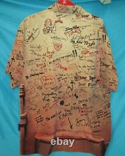 Chemise à boutons Vintage The Rolling Stones Beggars Banquet, taille Large, 2002.