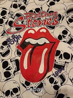 Chemise de concert Vintage Rolling Stones 1994 Voodoo Lounge imprimée partout en taille XL