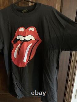 Chemise de tournée Vintage Rolling Stones Brockum Voodoo Lounge 1994 1995 en taille XL