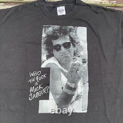 Chemise vintage pour homme XL Keith Richards Rolling Stones Rock Band