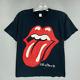 Chemisier Vintage Des Rolling Stones Original Tournée Nord-américaine '89 Tee Brockum Large
