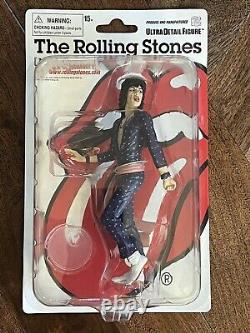 Figurine d'action Mick Jagger Rolling Stones Vintage RARE Mint on Card - LIVRAISON GRATUITE
