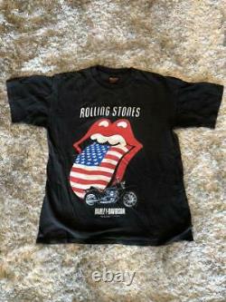 Harley Davidson Rolling Stones T-shirt Vintage
