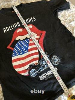 Harley Davidson Rolling Stones T-shirt Vintage