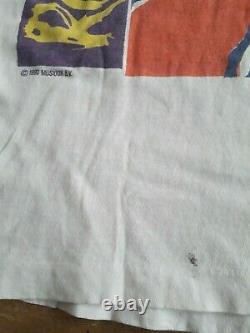 L'étonne Rolling Vintage 1990 Urban Jungle Eu Tour T Shirt +ticket XL White Lp
