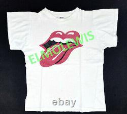 Les Rolling Stones 1971 Sticky Fingers Promo T-shirt Original True Vintage