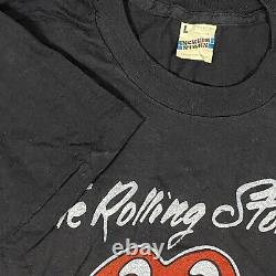Les Rolling Stones 1981-1982 Vintage World Tour T Shirt Screen Stars S/m