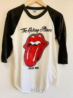 Les Rolling Stones 1981 Concert T-shirt Vintage Super Rare