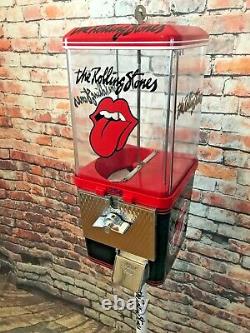 Les Rolling Stones Ont Inspiré Vintage Gumball Machine Distributeur De Bonbons Homme Grotte