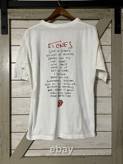 Les Rolling Stones Vintage 1994 Voodoo Lounge AOP Brockum T-Shirt de taille x-large