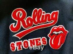 Les Rolling Stones Vintage 94 Varsity Jacket Brockum Adult XL Voodoo Lounge Visite