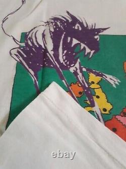 Les Tournes Rolling Urban Jungle 1990 Vintage Eu Tour T Shirt +ticket Lp XL White