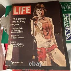 Life Rolling Stones Mick Jagger 72s Vintage Old