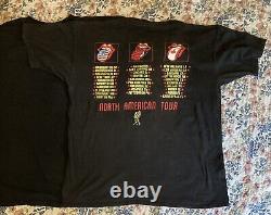 Lot de tee-shirts de concert vintage des Rolling Stones