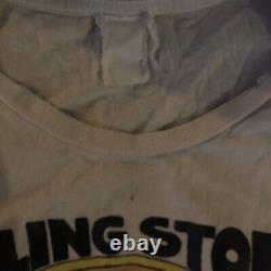 Madeworn The Rolling Stones Tee White 1981 Tour Musique Vintage Xs Nwot 179 $