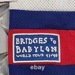 Maillot de hockey de la tournée Bridges To Babylon des Rolling Stones VTG 1997 1998 Taille XL