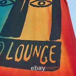 Nos Vtg 90's Rolling Stones T-shirt Tie-dye Voodoo Lounge All Over Imprimer Sz XL