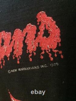 Nouveaux Barbares 1979 Vintage Tour T-shirt Keith Richards