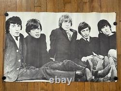 Rare Grande 1966 Vintage Rolling Stones Poster 41inx26in Jagger Classic Rock