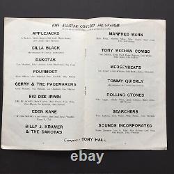 Rare Rolling Stones Programme Original 1964 Concert Tour Nme Booklet Vintage 60s