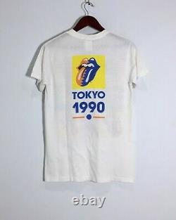 Rare Vintage 1989 Officiel Rolling Stones Promo Tour Band T-shirt Livraison Gratuite