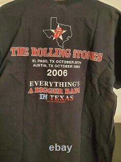 Rare Vintage 2006 Rolling Stones Texas Tour Chemise