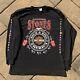 Rare Vintage Harley Davidson Rolling Stones 90s T-shirt Hommes Taille Xl
