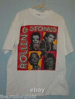 Rare Vintage Rolling Stones 1998 Bridges To Babylon Tour T Shirt XL