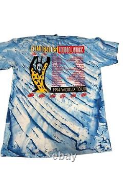 Rare Vtg 1994 Rolling Stones Voodoo Lounge Tour Tie Dye Shirt Size XL