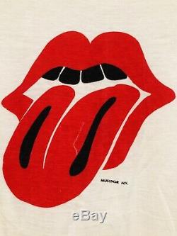 Rolling Stones 1972 Exile On Main Street Promo Vintage T-shirt Animal Mort Shirt