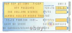 Rolling Stones 1989 Steel Wheels Tour Chemise Vintage, Fine Condition, Taille XL