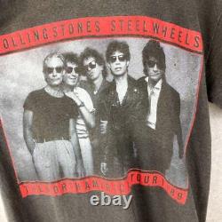 Rolling Stones 1989 Tour T-shirt Vintage Of The Time Amérique Du Nord