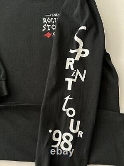 Rolling Stones 1997 Vintage Sprint Tour 98 Chemise à manches longues
