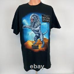 Rolling Stones Bridges To Babylon Single Stitch T Shirt Vtg 1997 98 Taille XL