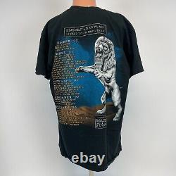 Rolling Stones Bridges To Babylon Single Stitch T Shirt Vtg 1997 98 Taille XL
