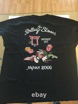 Rolling Stones Japan Concert Shirt XL Original Vintage Never Worn