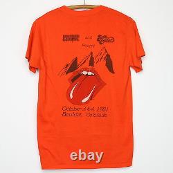 Rolling Stones Shirt Vintage T-shirt 1981 Tattoo You Visite Crew Concert Années 1980 T