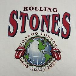 Rolling Stones Vintage 90's Voodoo Lounge Tour Rock Band T-shirt